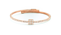 Bracciale Kiara Donna Basik Chic in Ottone Cristallo KBRD1469G - KBRD1469G